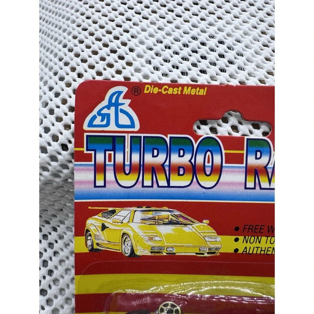 Turbo Racer Die Cast Metal Toy Car Green Sealed Carded Vintage NO. 927-1